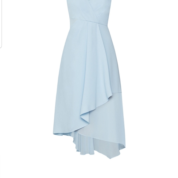 BCBG MAXAZRIA Chiffon Layer Midi Dress - Picture 8 of 13